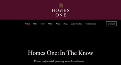 Desktop Screenshot of homes-one.com